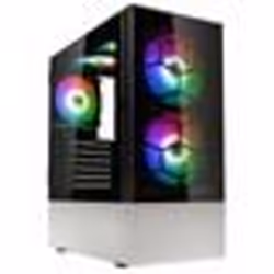 Boîtier PC - KOLINK - Observatory MX - E-ATX - 5 Ventilateurs ARGB - Noir/Blanc