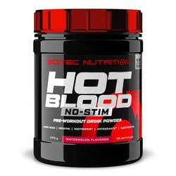 Scitec Nutrition - Pre-workout sans caféine - Hot Blood No-Stim - Watermelon 375g