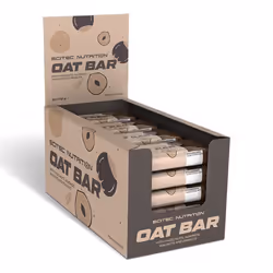 Scitec Nutrition - Barres énergétiques - Oat Bar - Hazelnut Almond Walnut Peanut Boite de 20