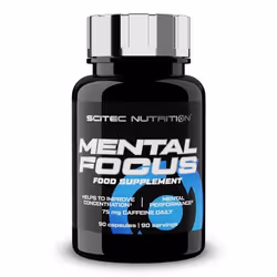 Scitec Nutrition - Formule de caféine - Mental Focus - 90 Gélules