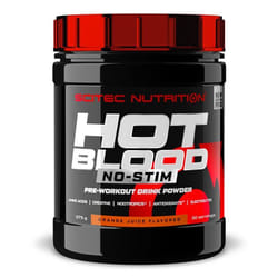 Scitec Nutrition - Pre-workout sans caféine - Hot Blood No-Stim - Orange Juice 375g