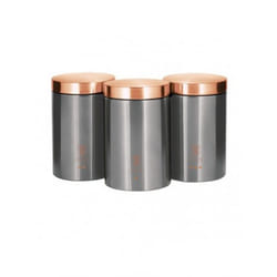 Berlinger Haus BH/6273 boîte de rangement pour cuisine Ensemble de service à thé + café + sucre Acier inoxydable