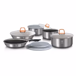 Berlinger Haus BH/6102, Ensemble mixte, Gris, Rose, Aluminium, Marbre, Noir, Plastique