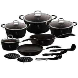 Pots et casseroles - BERLINGER HAUS - BH-6129 - Fonte forgée - Revêtement granit - Économie dénergie 35%