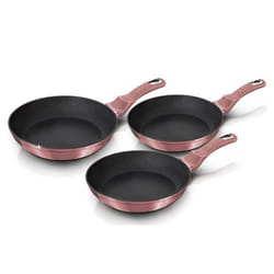 JEU DE 3 POELES 20/24 / 28CM BERLINGER HAUS BH-6170 I-ROSE