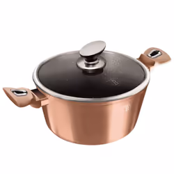 Berlinger Haus BH/6194, Plat à cuisson, Rond, Aluminium, Gaz, Halogène, Induction, Or rose, Allemagne
