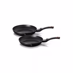 Berlinger Haus BH/1644NF, Set de friture, Noir, Or rose, Aluminium, Marbre, Noir, Ergonomique, Poignée souple