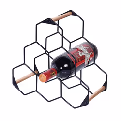 Un casier à vin extrêmement élégant pour 6 bouteilles, un produit de Berlinger Haus de la collection Black Rose. Le support e ...