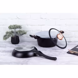 Berlinger Haus Bh-7741 Black Rose Pot Et Poêle - Vue supplémentaire 2