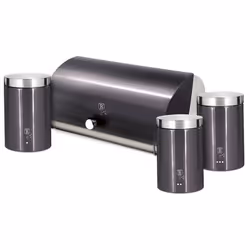 Le lot composé d'un boîte à pain et d'un ensemble de 3 boîtes de cuisine de Berlinger Haus associe un design attrayant à une  ...
