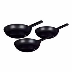 Berlinger Haus BH7095, Set de friture, Noir, Marbre, Noir, Vitrocéramique, Electrique, Gaz, Halogène, Induction, 3 pièce(s)