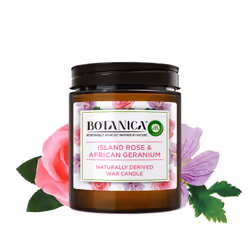 Botanica Island Rose & African Geranium, Cylindre, Multicolore, Géranium, Rose, 40 h, 1 pièce(s)