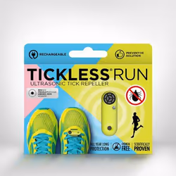 Tickless Run Automatique Répulsif pour insectes Adapté à une utilisation à l'intérieur Adapté à une utilisation extérieure Jaune