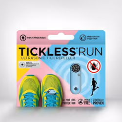 Tickless Run Automatique Répulsif pour insectes Adapté à une utilisation à l'intérieur Adapté à une utilisation extérieure Bleu