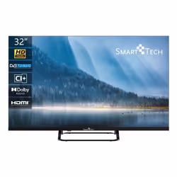 Smart-Tech 32HN01V, 81,3 cm (32"), 1366 x 768 pixels, HD, LED, Smart TV, Noir