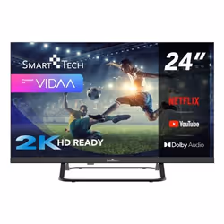 Smart-Tech 24HV02V, 61 cm (24"), 1366 x 768 pixels, LED, Smart TV, Wifi, Noir
