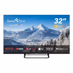 SMART Technologies 32HW01V, 81,3 cm (32"), 1366 x 768 pixels, DLED, Smart TV, Wifi, Noir