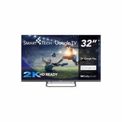 Smart-Tech 32HG01V, 81,3 cm (32"), 1366 x 768 pixels, DLED, Smart TV, Wifi, Gris