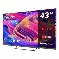 Smart-Tech 43FV02V TV 43" 4K Ultra HD Smart TV Wifi Gris 230 cd/m²