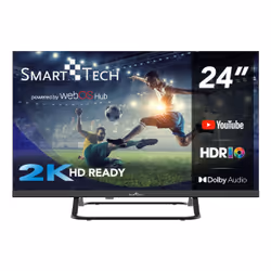 SMART Technologies 24HW01V, 61 cm (24"), 1366 x 768 pixels, DLED, Smart TV, Wifi, Noir