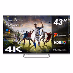 Smart Tech TV QLED 4K UHD 43 (109 cm) 43QA20VAUK Android TV- 4xHDMI - 2xUSB - Dolby Vision - Dolby Atmos