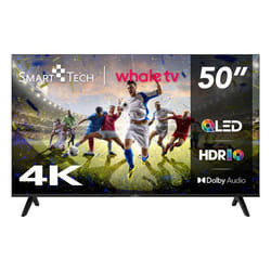 Smart Tech TV QLED 4K UHD 50 (127cm) Smart TV Whale OS-50QH02K- Molotov Netflix Prime Video Disney+ 3xHDMI - 2xUSB  Son Dolby