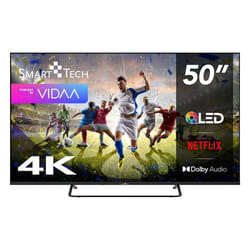 Smart Tech TV QLED 4K UHD 50 (126 cm) 50QV02K VIDAA TV- 3xHDMI - 2xUSB - HDR 10 - Dolby Audio