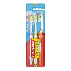 Colgate 6001067024446 brosse à dents Vert, Orange, Violet Adulte