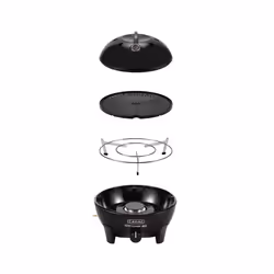 Cadac CITI CHEF 40 Barbecue Dessus de table Gaz Noir 2700 W