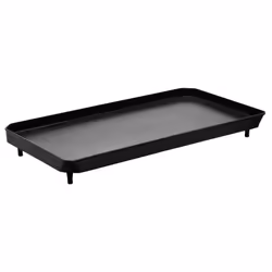 Plaque grill pour réchauds 2 et 3 brûleurs Utilisation universelle avec pieds amovibles Avec zone de collecte des graisses Do ...