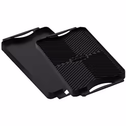 Cadac Gril réversible 265 x 48 cm Téflon Noir