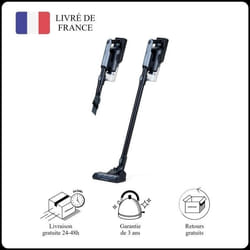 Aspirateur balai - Mellerware - Whooshy Wireless - 120W - 10 KPA - 2 vitesses - Noir