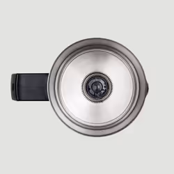 Mellerware FROTHYINOXBLACK Mousseur et réchauffeur de lait Automatique Noir, Acier inoxydable