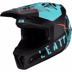 Leatt 2.5 Casque de motocross, noir-bleu, taille XL pour Hommes