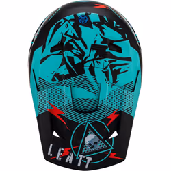 Leatt 2.5 Casque de motocross, noir-bleu, taille XL pour Hommes
