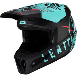 Leatt 2.5 Casque de motocross, noir-bleu, taille 2XL pour Hommes
