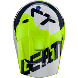 Leatt 2.5 Tricolor Casque de motocross, vert-bleu, taille XL