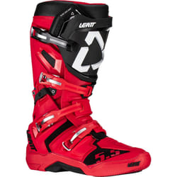 Leatt 5.5 FlexLock Bottes de motocross, noir-rouge, taille 42 pour Hommes