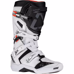 Leatt 5.5 FlexLock Bottes de motocross, noir-blanc, taille 47 pour Hommes