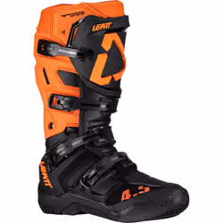 Leatt 4.5 Bottes motocross, noir-orange, taille 47 pour Hommes