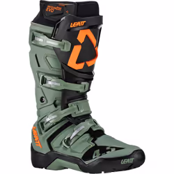 Leatt 4.5 HydraDri Bottes de motocross imperméables, noir-vert, taille 44 45 pour Hommes