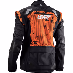 Leatt 4.5 X-Flow Veste de motocross, noir-orange, taille S pour Hommes