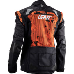 Leatt 4.5 X-Flow Veste de motocross, noir-orange, taille S pour Hommes