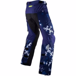 Leatt 5.5 Enduro Digital Pantalon de motocross, blanc-bleu, taille S pour Hommes