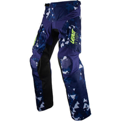 Leatt 5.5 Enduro Digital Pantalon de motocross, blanc-bleu, taille M pour Hommes