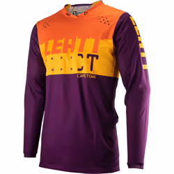 Leatt 4.5 Lite Maillot de motocross, pourpre-orange, taille XL pour Hommes
