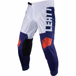 Leatt 4.5 Lite Pantalon de motocross, blanc-rouge-bleu, taille XL pour Hommes