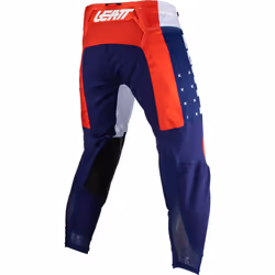 Leatt 4.5 Lite Pantalon de motocross, blanc-rouge-bleu, taille XL pour Hommes