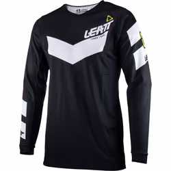 Leatt 3.5 Ride 2023 Maillot de motocross et ensemble de pantalons, noir-blanc, taille S pour Hommes