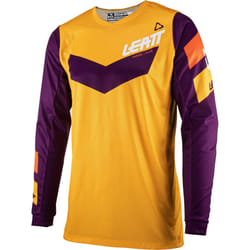 Leatt 3.5 Ride 2023 Maillot de motocross et ensemble de pantalons, pourpre-orange, taille S pour Hommes